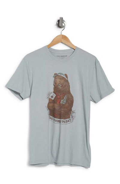 Lucky Brand Bear Graphic T-shirt In Belgian Block