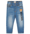 MOSCHINO BABY LOGO PRINTED JEANS