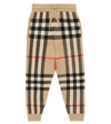 BURBERRY VINTAGE CHECK WOOL-BLEND SWEATPANTS