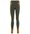 Isabel Marant Étoile Tiso Colour-block Leggings In Khaki