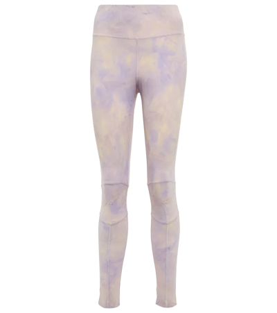 Moncler Abstract Pattern Leggings In Multi-colored