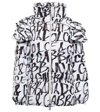 Dolce & Gabbana Piumino Graffiti-logo-print Padded Jacket In Logo1 Nero F.bco Nat