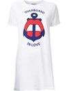 YAZBUKEY Overboard In Love T-shirt dress,세탁기사용
