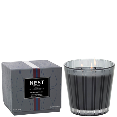 Nest New York Nest Fragrances Charcoal Woods 3-wick Candle 630ml In Default Title