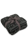 Barefoot Dreams Cozychic Barefoot In The Wild Throw In Graphite & Carbon