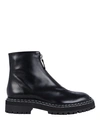 PROENZA SCHOULER ZIP-FRONT LEATHER ANKLE BOOTS