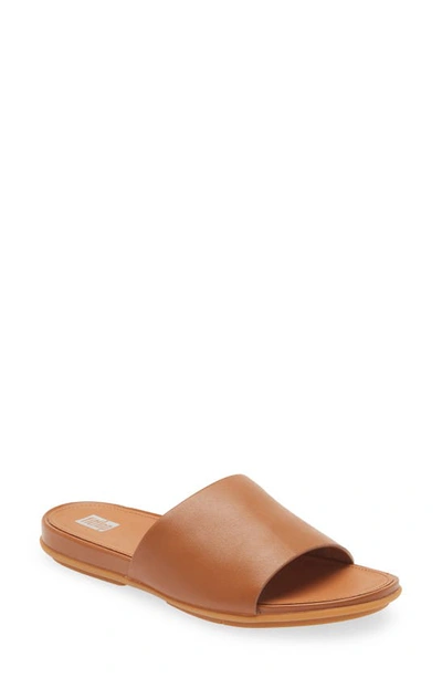Fitflop Gracie Slide Sandal In Light Tan