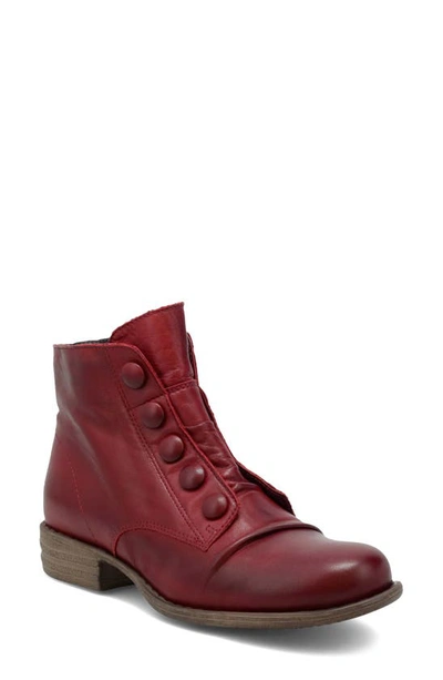 Miz Mooz Louise Slightly Slouchy Bootie In Bordeaux