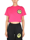 BARROW BARROW PRINTED CREWNECK CROPPED T