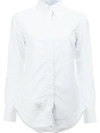 Thom Browne Button-down Cotton Shirt In White