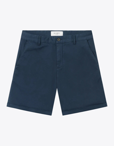Les Deux Pascal Light Chino Shorts - Dark Navy In Blue