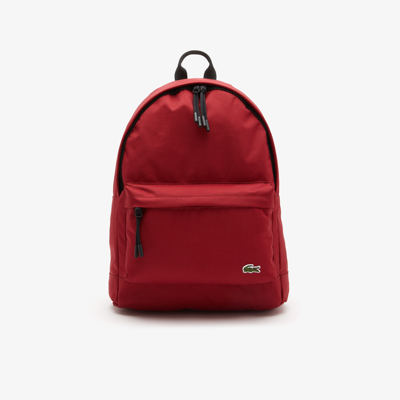 Lacoste Unisex Computer Compartment Backpack - One Size In Red