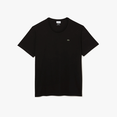 Lacoste Men's Big Fit Crew Neck Cotton Jersey T-shirt - 3xl Big In Black