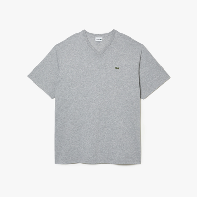 LACOSTE MEN'S BIG FIT V-NECK PIMA T-SHIRT - 3XL BIG