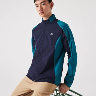 Lacoste Men's Sport Packable Golf Jacket - 50 - M In Blue