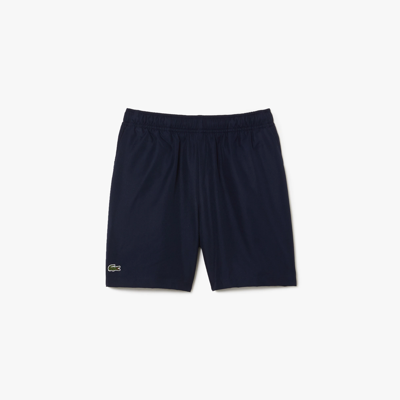 Lacoste Kids' Sport Diamond Weave Shorts - 10 Years In Blue