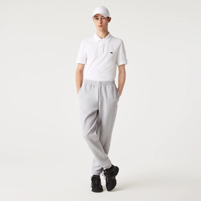Lacoste Menâs Organic Cotton Sweatpants - L - 5 In Grey