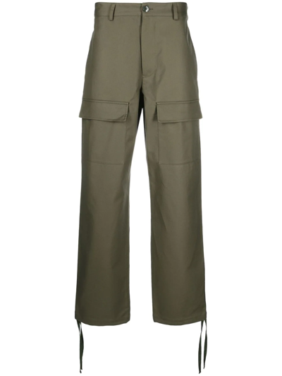 Kenzo Cargo Trousers Dark Khaki Male