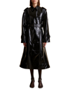 KHAITE WOMEN'S SELLY LEATHER DOUBLE-BREASTED TRENCH COAT