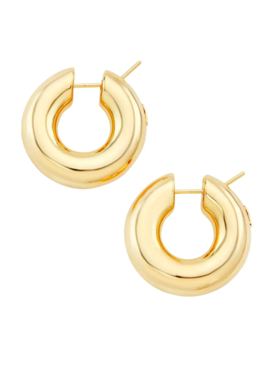 Saks Fifth Avenue 14k Yellow Gold Tubular Small Hoop Earrings