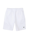 Lacoste Brushed Cotton Fleece Shorts In Argentine