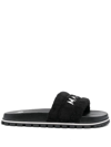 Marc Jacobs Womens Black Other Materials Sandals
