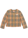 BURBERRY VINTAGE CHECK DIAMOND-QUILTED JACKET