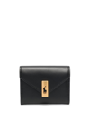 Polo Ralph Lauren Logo-buckle Wallet In Black