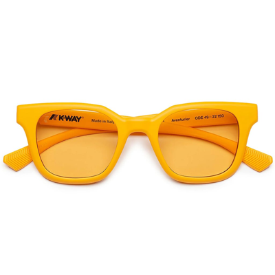 K-way Aventurier Ode Sunglasses In Yellow