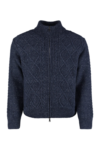 Paul&amp;shark Wool Blend Turtleneck Sweater In Blue