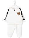 MOSCHINO TEDDY BEAR-PATCH COTTON TRACKSUIT