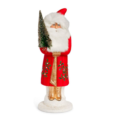 Harrods Santa With Tree Ornament In Red