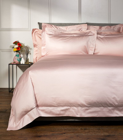 Celso De Lemos Bourdon Super King Duvet Cover Set (260cm X 220cm) In Pink