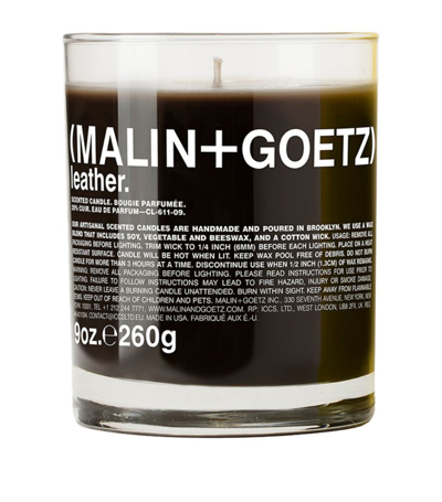 Malin + Goetz Malin+goetz Leather Candle (260g) In Multi