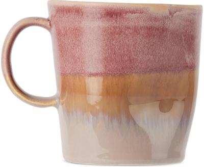 Sgw Lab Tan & Pink Distortion Mug In Sand/pink