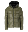 SAVE THE DUCK SAVE THE DUCK EDGARD GREEN HOODED PADDED JACKET