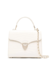 ASPINAL OF LONDON MAYFAIR MIDI EMBOSSED-CROCODILE-EFFECT BAG