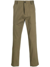 ETRO CONTRASTING-SIDE PANEL STRAIGHT TROUSERS