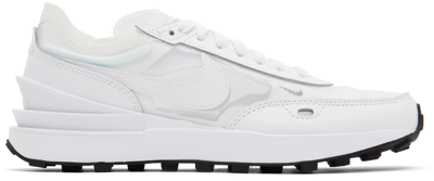 Nike Waffle One Sneakers In Triple White