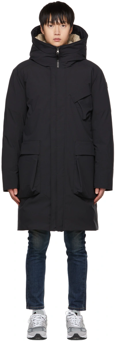 Kanuk Black Jonas Down Jacket In Jet Black