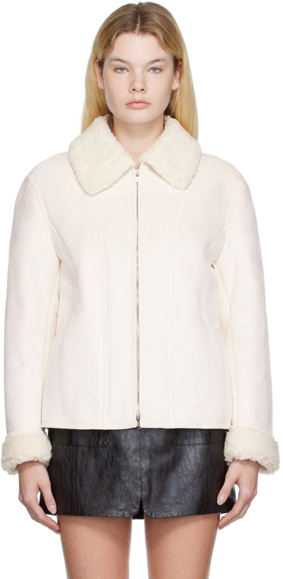 Drae Off-white Airfield Jacket In Ivory
