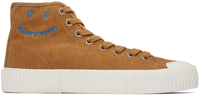 Ps By Paul Smith Brown Kibby Sneakers In 62 Browns