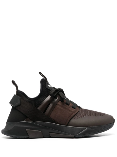 スニーカー Tom Ford Smooth leather sneakers Tom Ford Smooth Leather Low Top Sneakers In Brown | ModeSens