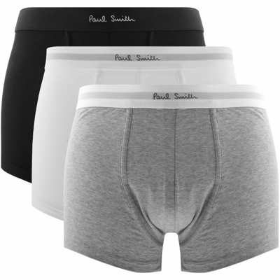 Paul Smith Ps By  Three Pack Trunks White