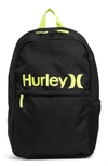 Hurley The One & Only Backpack In Black/ Light Lemon Twist