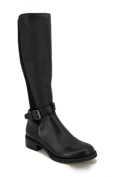 Gentle Souls By Kenneth Cole Knee High Moto Boot In Black