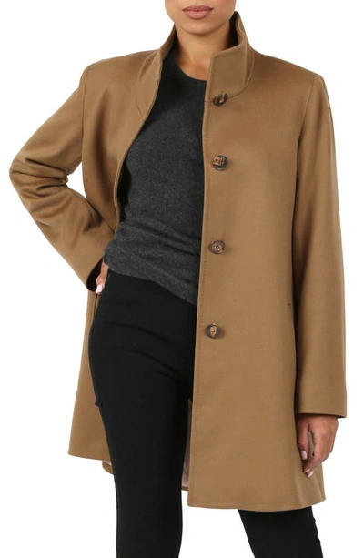 Fleurette Dawn Wool Coat In Camel