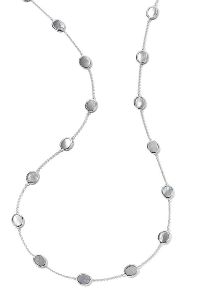 Ippolita Women's Confetti Sterling Silver & Mother-of-pearl Long Station Necklace