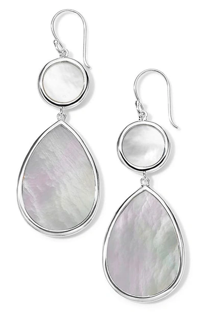 Ippolita Women's Polished Rock Candy Sterling Silver & Mother-of-pearl Drop Earrings