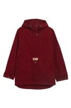 Fjall Raven Vardag Anorak Jacket In Bordeaux Red